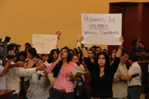 Protesta. ¿Ya llegó la justicia?