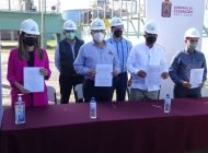 Autoridades municipales firman finiquito contractual con TACSA